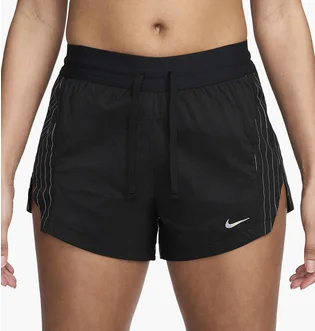 Шорты женские Nike W Rd Rflctv Mr 3In Br Shrt Black FN2715-010