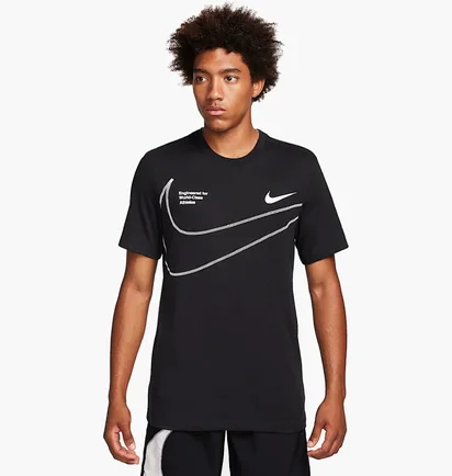 Футболка мужская Nike Dri-Fit Tee Q5 Black FN0843-010