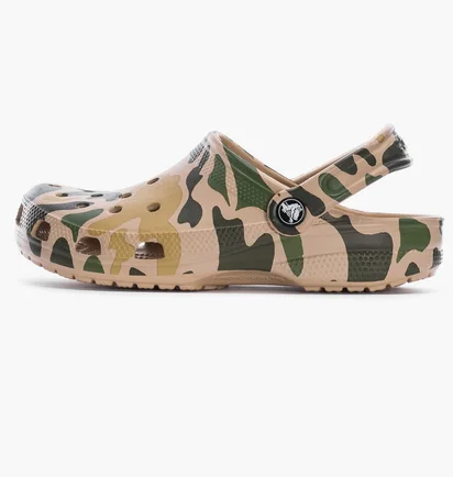 Тапочки чоловічі CROCS Classic Clog Camo/Beige 206454-2Y6