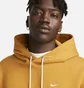 Худі чоловіче Nike Solo Swoosh MenS Fleece Pullover Hoodie Yellow DX1355-754