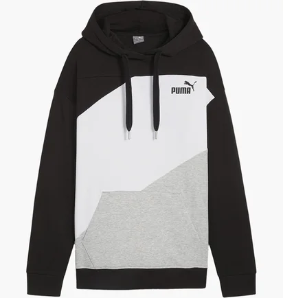 Худи женское Puma Power Black/Grey 677893-01