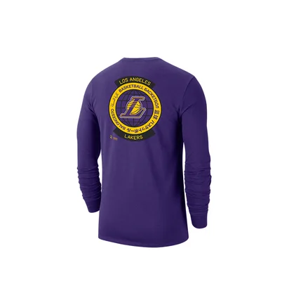 Лонгслив мужской Nike Los Angeles Lakers Crest Logo Violet CK8656-547