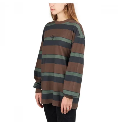Лонгслів жіночий Han Kjobenhavn Boxy Tee Long Sleeve Brown F-130668