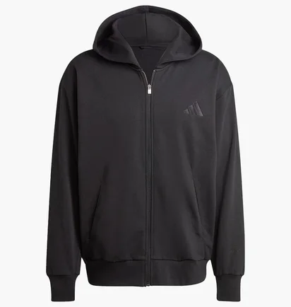 Толстовка чоловіча Adidas All Szn Fleece Full-Zip Black IX1249