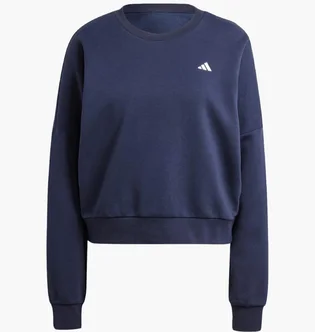 Світшот жіночий Adidas Essentials Small Logo Feel Cozy Blue IX7941