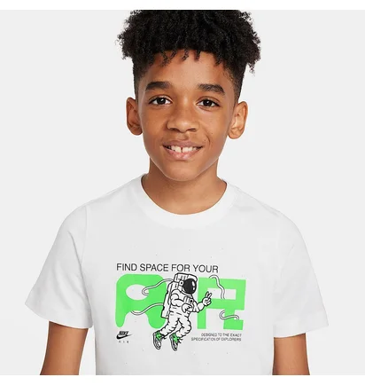 Футболка детская Nike Nisex - Barn K Nsw Tee Air 1 White FN9618-100