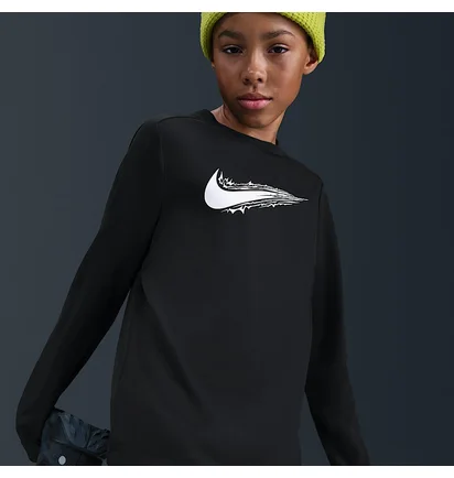Лонгслів дитячий Nike Dri- F I T Long- Sleeve Top Black HV0662-010