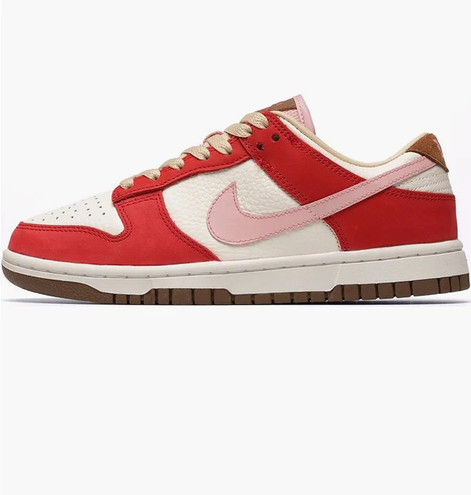 ᐉ Кроссовки женские Nike Dunk Low Prm White/Red FB7910-600