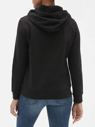 Худи женское Gap Logo Hoodie True Black 451202Trblck