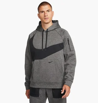 Худи мужское Nike M Nk Tf Hd Po Swoosh Grey Dq5401-071