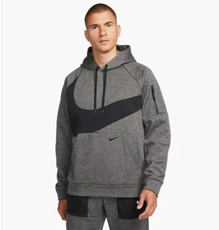 Худи мужское Nike M Nk Tf Hd Po Swoosh Grey Dq5401-071