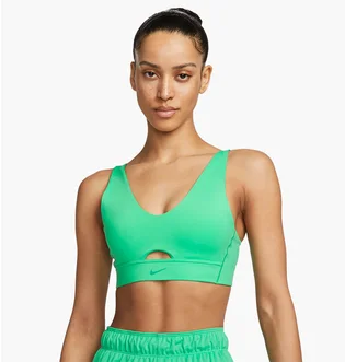 Топ жіночий Nike Indy Plunge Cutout WomenS Medium-Support Padded Sports Bra Green DV9837-363