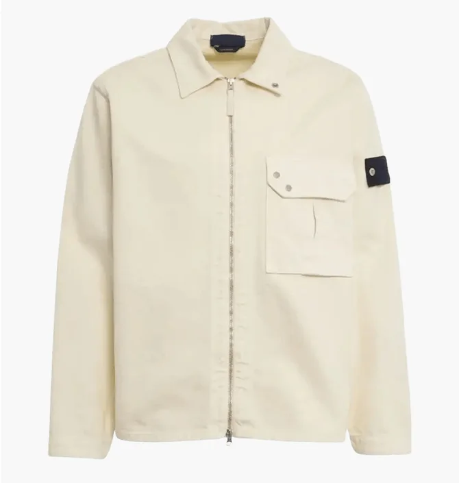 Куртка мужская Stone Island Printed Cotton Camouflage White L1S141200002-S0J24-V0093