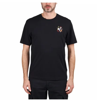 Футболка чоловіча Carne Bollente Middle Edging T-Shirt Black AW23ST0102-BLACK