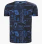 Футболка мужская Helly Hansen Newport T-Shirt Black/Blue 34303-585
