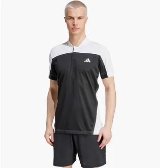 Футболка чоловіча Adidas Tennis Heat.Rdy Pro Freelift Henley Polo Shirt Black/White IS8970