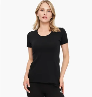 Футболка женская Kappa Mezza Manica Girocollo Black K2501-NERO