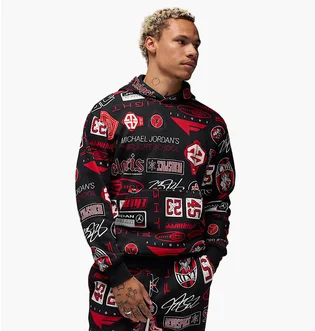 Худи мужское Air Jordan Essentials Printed Fleece Multi HM7254-010
