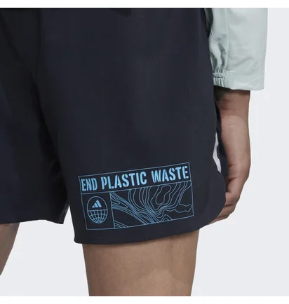 Шорти чоловічі Adidas Designed For Running For The Oceans Shorts Black/Blue Hm1213
