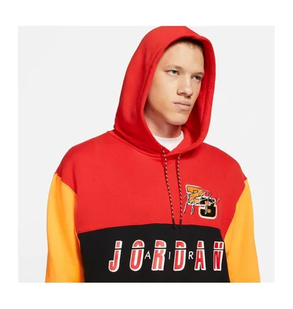 Худи мужское Air Jordan Sport Dna MenS Pullover Hoodie Red/Orange CV2743-673