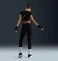 Легінси жіночі Nike Pro Mid-Rise Black HJ1219-010