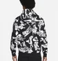 Худи мужское Nike Mens Allover Print Pullover Hoodie Black DM6881-010