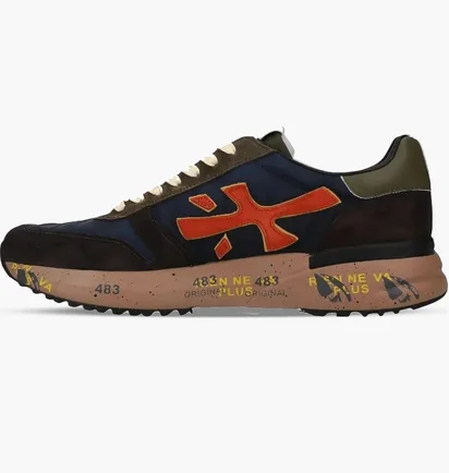 Кроссовки мужские Premiata Blue/Brown VAR-7721