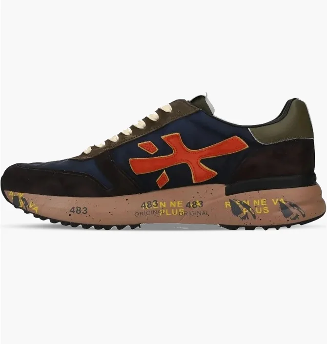 Кроссовки мужские Premiata Blue/Brown VAR-7721