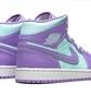 Кроссовки мужские Air Jordan 1 Mid Violet/Turquoise 554724-500