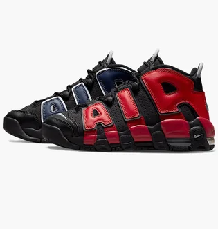 Кроссовки детские Nike Air More Uptempo 96 Gs Split Black/Red DM0017-001