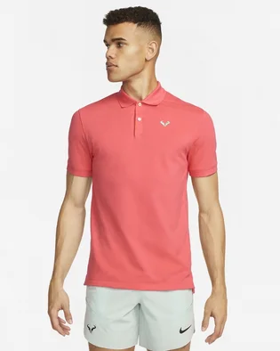 Поло мужское Nike The Polo Rafa Slim-Fit Polo Peach DD8532-850