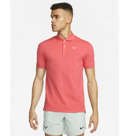 Поло мужское Nike The Polo Rafa Slim-Fit Polo Peach DD8532-850