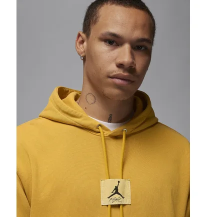 Худи мужское Air Jordan Essentials Statement Fleece Washed Pullover Hoodie Yellow FB7290-752