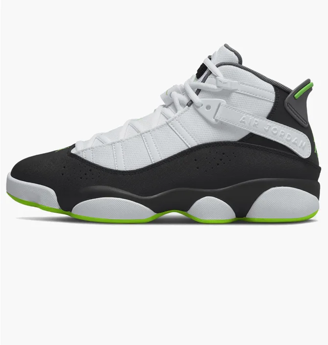 Кроссовки мужские Air Jordan 6 Rings White/Black 322992-130