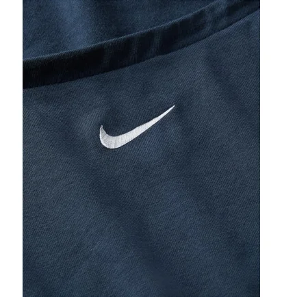 Футболка женская Nike Sportswear Chill Knit Short-Sleeve Square-Neck Top Blue FZ7990-478