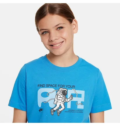 Футболка детская Nike Sportswear T-Shirt Light Blue FN9618-435