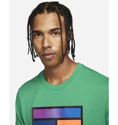 Футболка мужская Nike T-Shirt Court Dri-Fit Green FQ4934-324