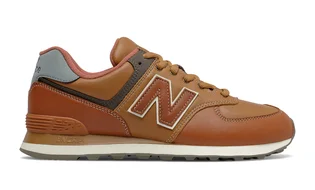 Кросівки чоловічі New Balance 574 Leather Brown Ml574Oma