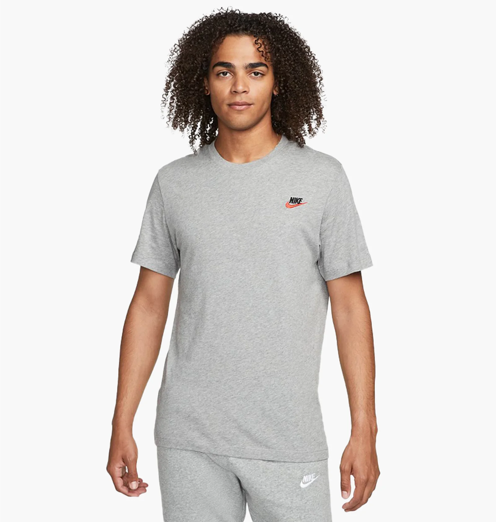 ᐉ Футболка мужская Nike Nsw Club Dt Tee Grey FD1184-066 - купить
