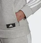 Толстовка женская Adidas Sportswear Future Icons 3-Stripes Hooded Track Top Grey H57289