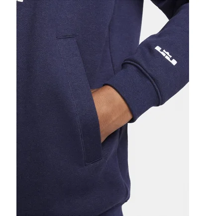 Худи мужское Nike Lebron Pullover Fleece Hoodie Blue FB7123-555