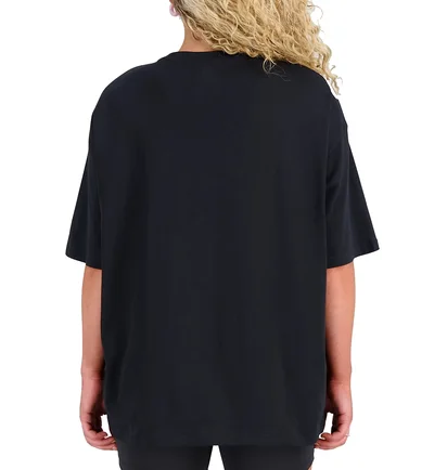 Футболка женская New Balance T-Shirt Essentials Stacked Logo Black WT31519BK