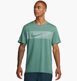 Футболка чоловіча Nike Flash Miler Top Green FN3051-361