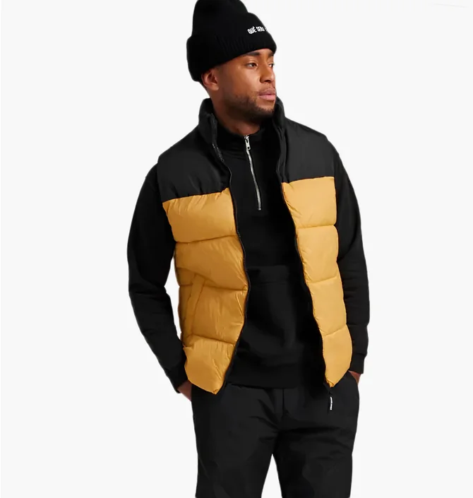 Жилетка мужская Jack & Jones Etoby Bodywarmer Collar Yellow/Black 12235861