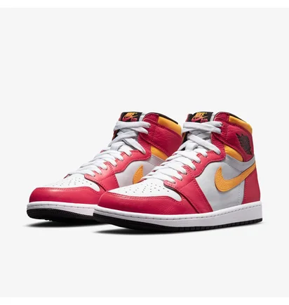 Кроссовки мужские Air Jordan 1 Retro High OG Red/White 555088-603