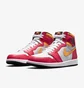 Кроссовки мужские Air Jordan 1 Retro High OG Red/White 555088-603