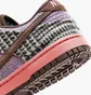 Кроссовки женские Nike Dunk Low X Harris Tweed Violet/Brown HQ5036-902