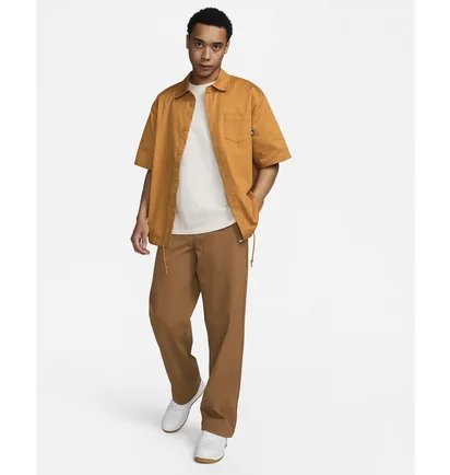 Сорочка чоловіча Nike Club Btn Dwn Wvn Ss Top Yellow DX0898-754