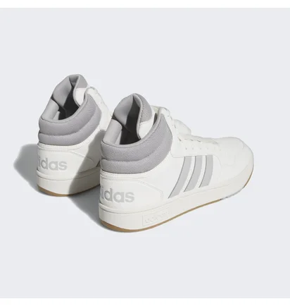 Кроссовки мужские Adidas Hoops 3.0 Mid Lifestyle Basketball Classic Vintage Shoes White IG5568