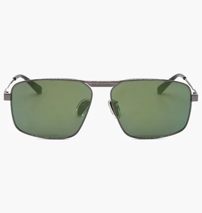 Солнцезащитные очки BALENCIAGA Green/Grey BB0418S-003-62